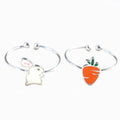 925 Pure Silver Open Ring Literary Fresh Radish Rabbit Ring Female Korean Pure Silver Jewelry New Students in 2022