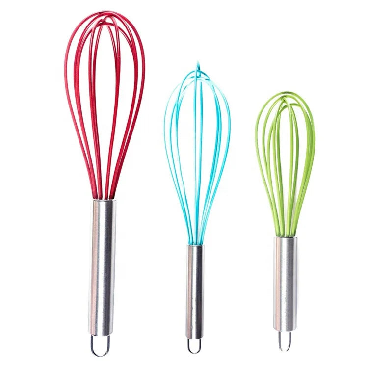 Kitchen Tool 8 10 12 Inch Silicone Balloon Wire Whisk