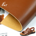 Stock 2.0mm Waterproof Embossed Microfiber PU Leather for Beach Sandal Shoes Car Seat & Garment Use Dyeable Accessories