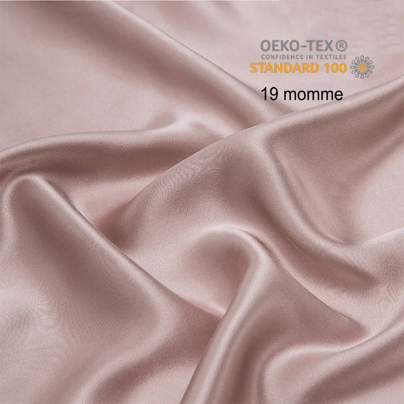 Wholesale 100% Satin Silk Charmeuse Fabric Breathable Custom Plain Dyed Home Textiles for Dresses Weddings Sleepwear Cushions