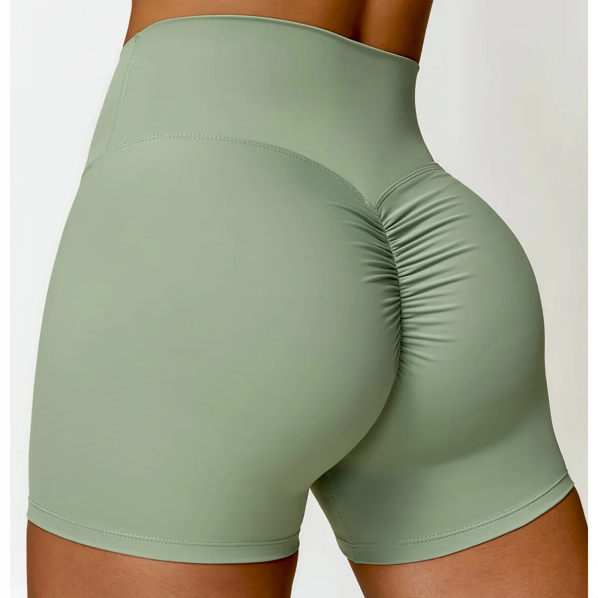 High Waist Scrunch Butt Lift Yoga Shorts Women's Fitness Sports Pants Active Stretch Yoga Leggings Workout Pants