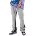 Custom Men's Casual Elastic Waistband Stacked Flare Sweatpants Mens High Quality Flared Jogger Track Pants Men Fitness Trousers