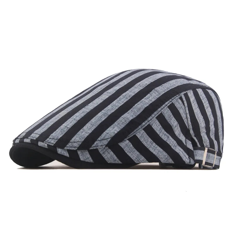 SH-0042 Wholesale Men Cotton Casquette Jean Lvy Newsboy Peaked Cap Hat