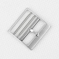 OEM&ODM Silver Watch Buckle 304L Adjustable Brushed Stainless Steel Watch Bands Clasp