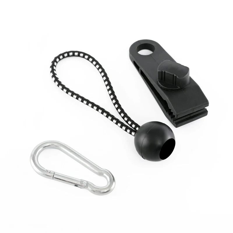 Wholesale Outdoor Ball Bungee Cord Kit Set With Tarp Clip Latex Rubber Polyester PP Material 4mm Diameter