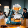 Creative Deer Self-watering Chinese Tea Pot Set Heat Water Heater Pot Resistant Glass Tea Pot with Strainer