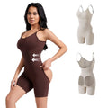 Hip Hollow Out Tummy Control Bodysuit Butt Lifter Mid Thigh Seamless Body Shaper Shorts