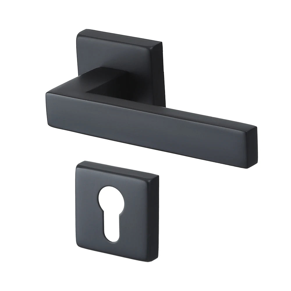 Factory Direct Sale Modern Stainless Steel Window Lever Bedroom Handle Door Locks and Handles  With Lock Interior Doors