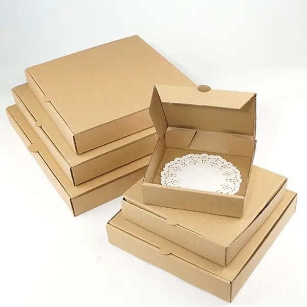 Custom Take Away Printing Paper Pizza Box With Handle