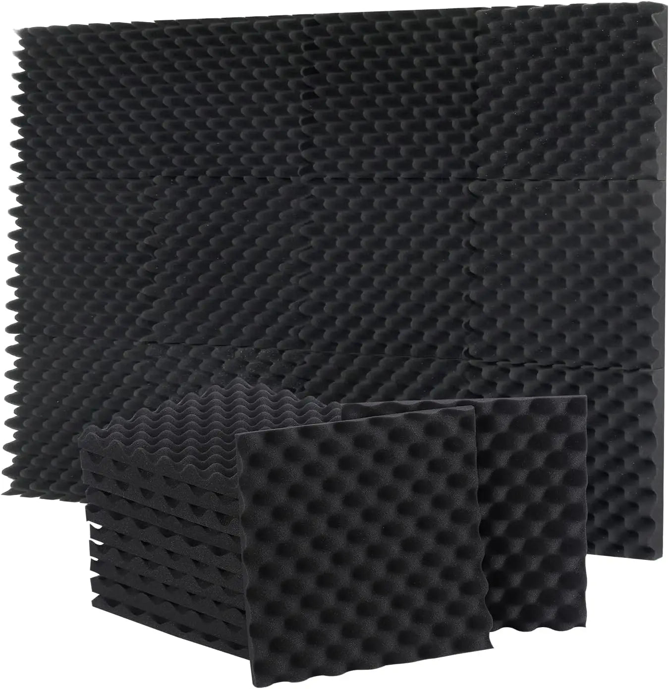 WOXIN New Arrival Modern Design 12-Pack Acoustic Foam Panels 30x30x5cm Soundproof Foam for Home or Office