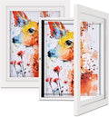 Best Seller Factory Hot Sale 8.5X11 Black/White Wooden Kid Artwork Picture Frame Picture Wall Art Picture Frame