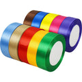 Wholesale 25mm Wide Single-sided Polyester Satin Ribbon Roll