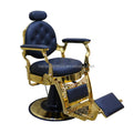 Aluminum Alloy Frame Barber Chair Gold Barber Chair Hairdressing Hydraulic Pump Barber Chairs