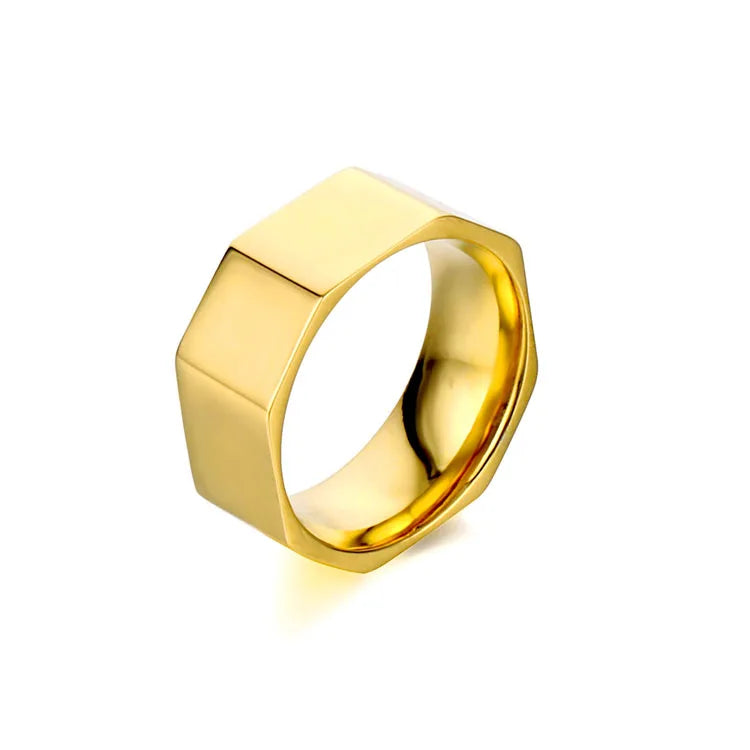 Low Cost Men Rings Stainless Steel Metal Custom Blank Ring Classic Silver Rings for Men