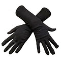 Wholesale Summer Sun Protection Logo Custom Lady Party Full Finger Muslims Arab Black Long Glove for Women Muslim Hand Gloves