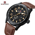 NAVIFORCE 9229 BYBN Big Dial Men Wrist Watches Luxury Business Wholesale Factory Custom Logo Leather Band Male Watch for Men OEM