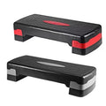 CW SPF001 Cheap Price ABS 1-3 Layers Adjustable Durable Anti-Slip Surface Black Aerobic Stepper Platform for Gym Workout