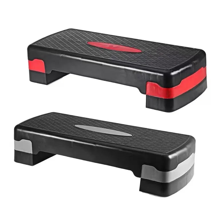 CW SPF001 Cheap Price ABS 1-3 Layers Adjustable Durable Anti-Slip Surface Black Aerobic Stepper Platform for Gym Workout