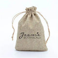 Linen Drawstring Bag Cotton Pouch Gift Jewelry Packaging Drawstring Bag With Double Cotton String