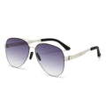 New Trend 2024 Fashion Round Eyeglasses Frames Men Uv400 Classic Retro Oversized Luxury Sunglasses Women Custom logo