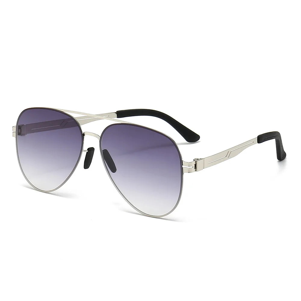 New Trend 2024 Fashion Round Eyeglasses Frames Men Uv400 Classic Retro Oversized Luxury Sunglasses Women Custom logo