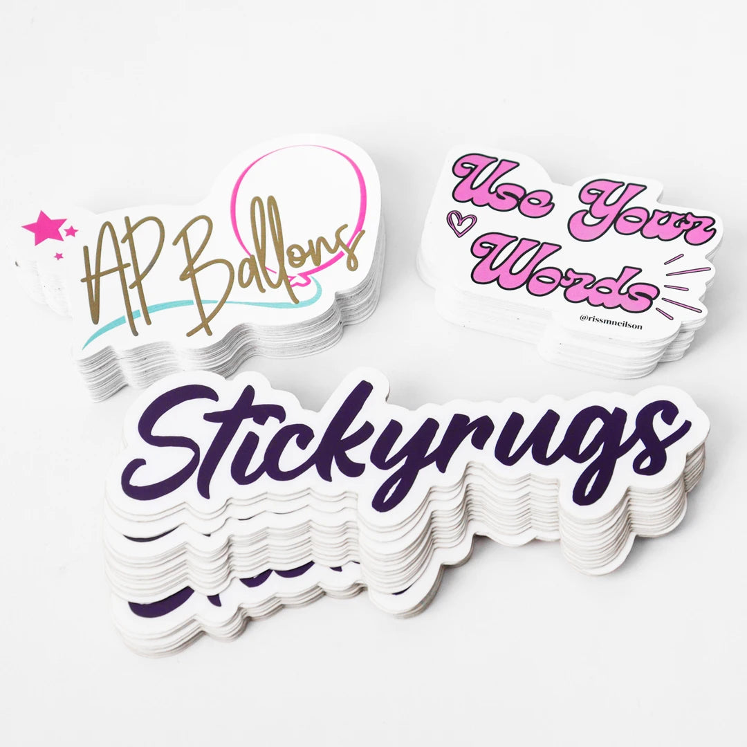 Wholesale Custom Cartoon Vinyl Decals UV Printed Waterproof Offset Stickers Decorative Decorative Promotional Gifts