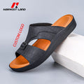HARVEST New Customizable Logo Outdoor Cool Slippers with Anti slip Thick Bottom for Men's Casual Slippers Suitable for Men