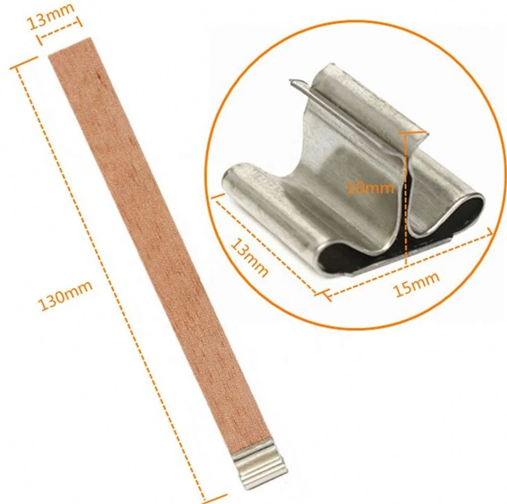 Wholesale Custom Wooden Wick Wood Candle Wick for Candle Making