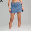 Hot Sale Lightweight Women Four Way Stretch Polyester Mid Rise Running Tennis Skirt With Pockets