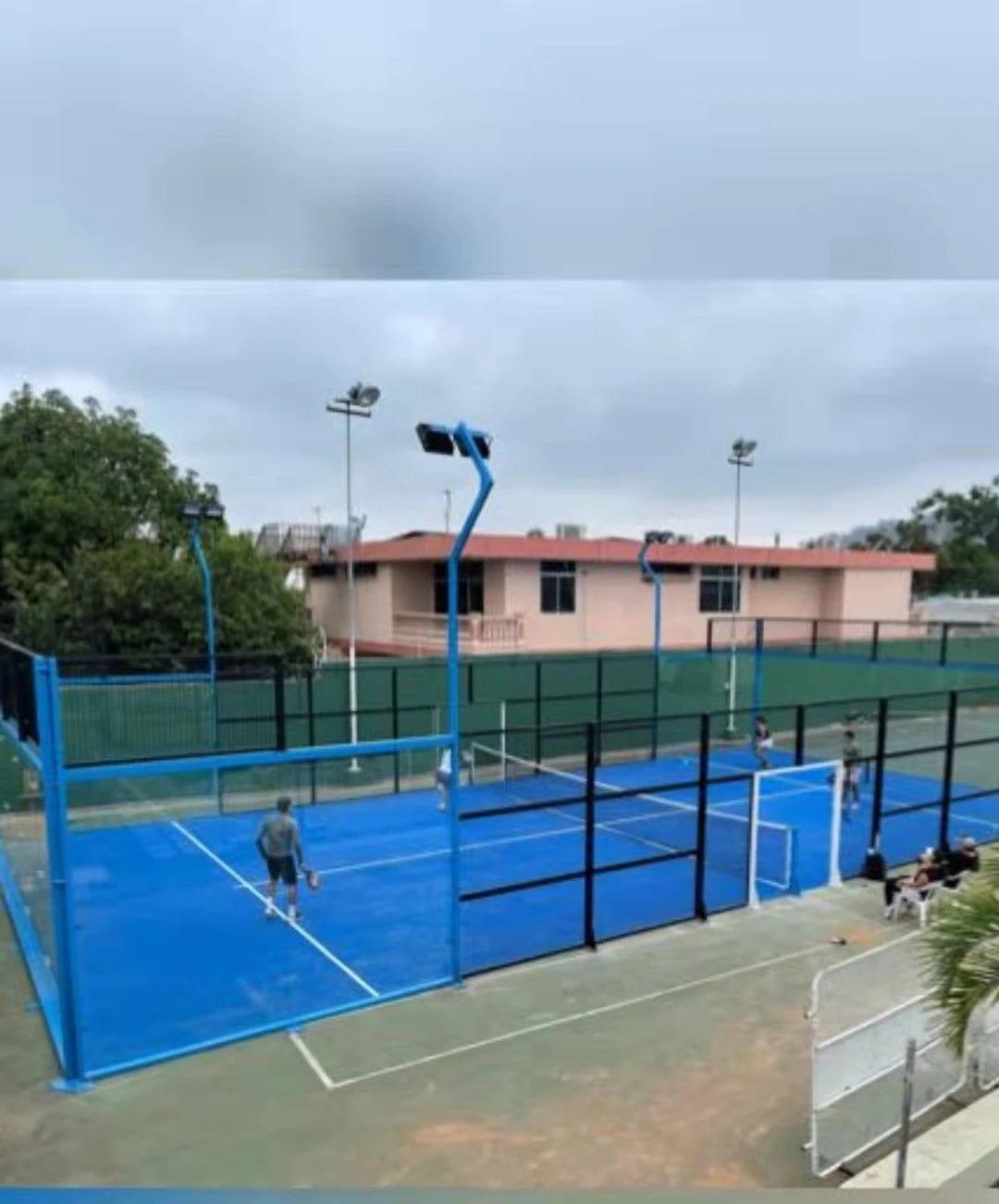 2022 New Style Panoramic Padel Court Outdoor Paddle Court Tennis for Good Sales Suitable for Home Fitness Exercise