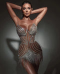 A5979 Luxury Wrap Rhinestone Good Quality Birthday 2024 Party Evening Dresses