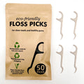 High Quality Eco-Friendly Biodegradable PLA Dental Floss Picks with Thread Compostable Flosser in Box