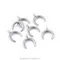 Pandahall 20 Pcs Crescent Moon 304 Stainless Steel Pendants for Jewelry Making