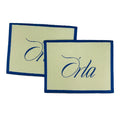 Custom Luxury Brand Same Design Clothing Fabric Neck Tag