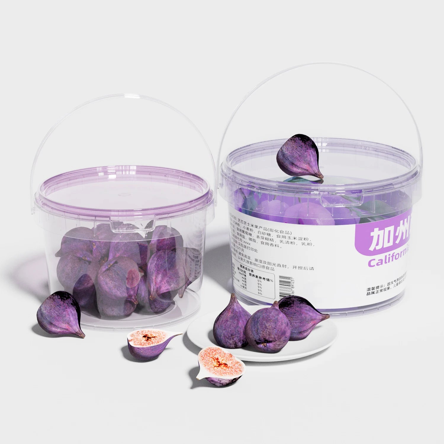 Factory Wholesale Tamper Evident Empty 0.3L to 5L Plastic Cream Cheese Bucket with Lid Custom Storage Buckets for Food