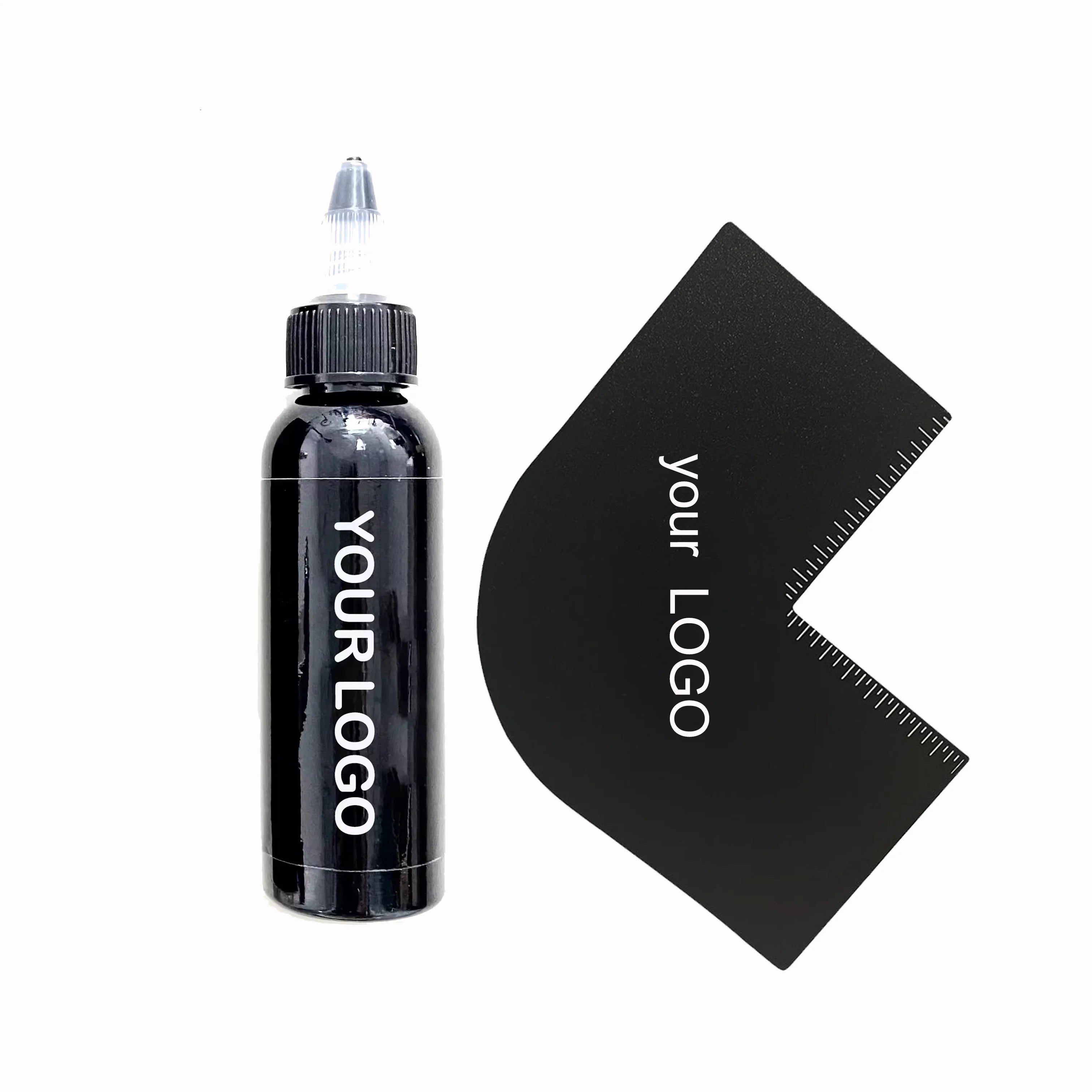 Water-Resistant Hairline Filler Hair Enhancer Kit Beard Beauty Airbrush Enhancement Dye Card with Fill Edges Shaping Tools