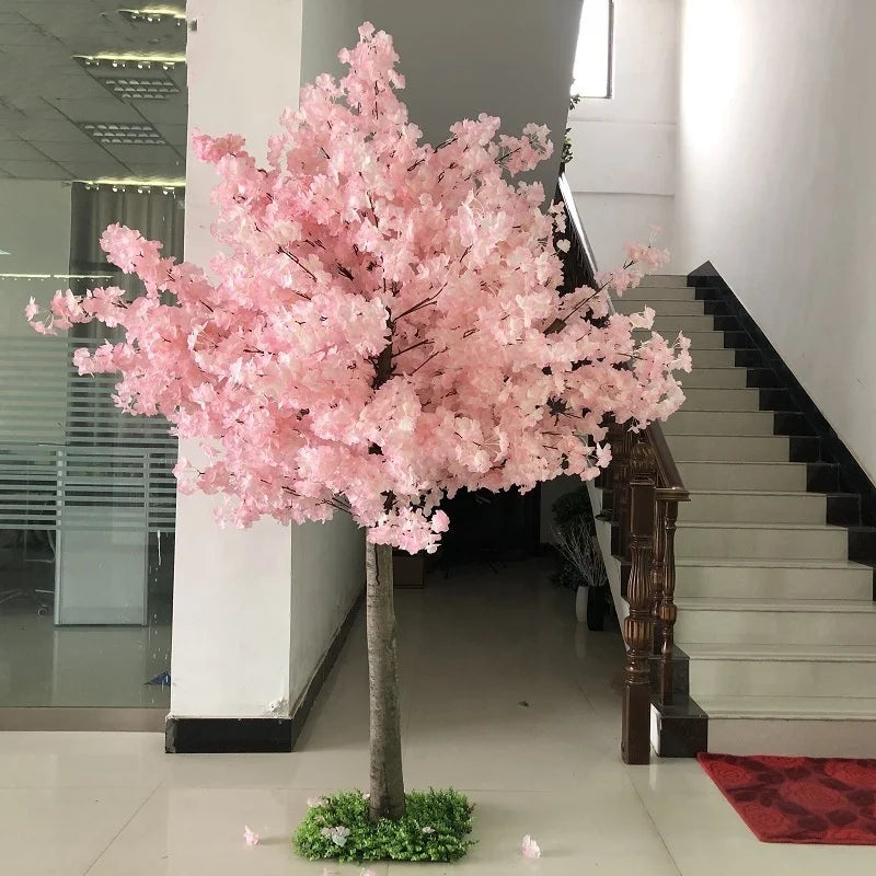 Wholesale Indoor Cherry Blossom Tree Wedding Centerpiece  White Cherry Blossom Tree Artificial for Sale