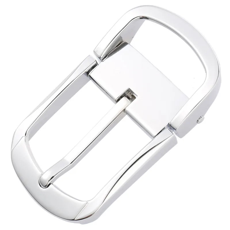 LQbelt New Design 35MM Pin Buckle for Belt With Holes Alloy Buckles Factory Custom Logo Wholesale