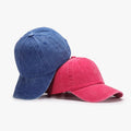 In Stock Plain Blank Retro Vintage Washed Denim Unstructured Baseball Cap Wash 6 Panel Dad Hat