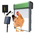 Automatic Intelligent Chicken Coop Door Chicken Cage Door Rolling Shutter Door Light Sensor/Remote Control/Manual/Timed