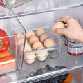Factory Wholesale Modern Rectangle Transparent Eco-Friendly PET Mini Refrigerator Egg Preservation Box Multifunction