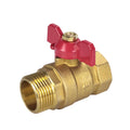 TMOK Manual OEM DN25 1" Wing Handle Female Threaded Brass Ball Valve for Water Oil Gas