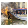 Fireproof Safety Silicone Coated EV Emergency Fire Blankets 6*8M 19.8*26 Ft UK Fiberglass Fire Blanket for Electric Car