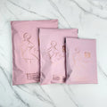 10*13inch Customized Matte Pink Shipping Bags Personalised Logo for Delivery Mailling Bags for Garment Packaging