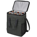 6-Bottle Insulated Wine Carrier Premium Padded Picnic Tote with Adjustable Straps for Beach Parties Outdoor Dining