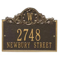 Embossment House Numbers Address Door Sign Metal Brass Door Plaque
