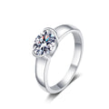 2023 Wedding Ring Jewelry GRA Certified Test Pass VVS Moissanite Jewelry 925 Sterling Silver Rings Women Jewelry