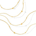 Hot Selling Titanium Steel Clavicle Necklace Exquisite Small Love Trendy Stainless Steel Jewelry for Parties
