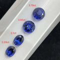 Zhanhao Lab Grown Sapphire 5mm 6mm 6.5mm 12mm Loose Gemstones Blue Diamonds for Fine Jewelry Wholesale