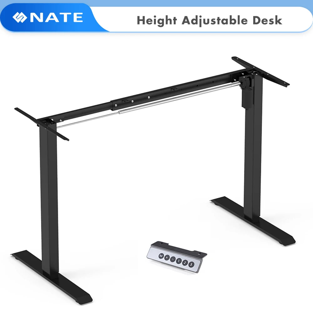 2SACRF2(A) Good Stability Single Motor Sit and Stand Desk Electric Height Adjustable Standing Desk Frame